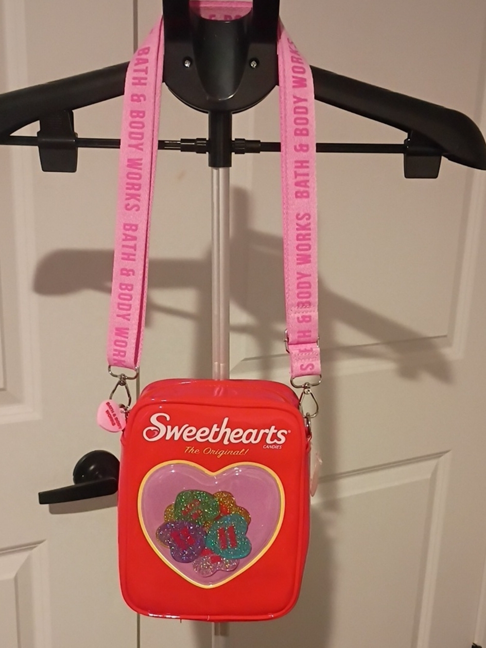 Bath & Body Works Pink & Red Sweethearts Crossbody Bag